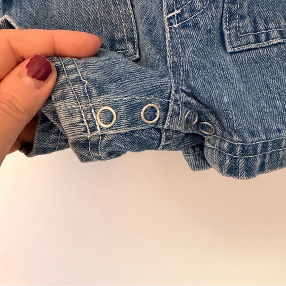 ⭐️ Harley-Davidson Kids Denim Overalls with Patch - Picture 5 of 7